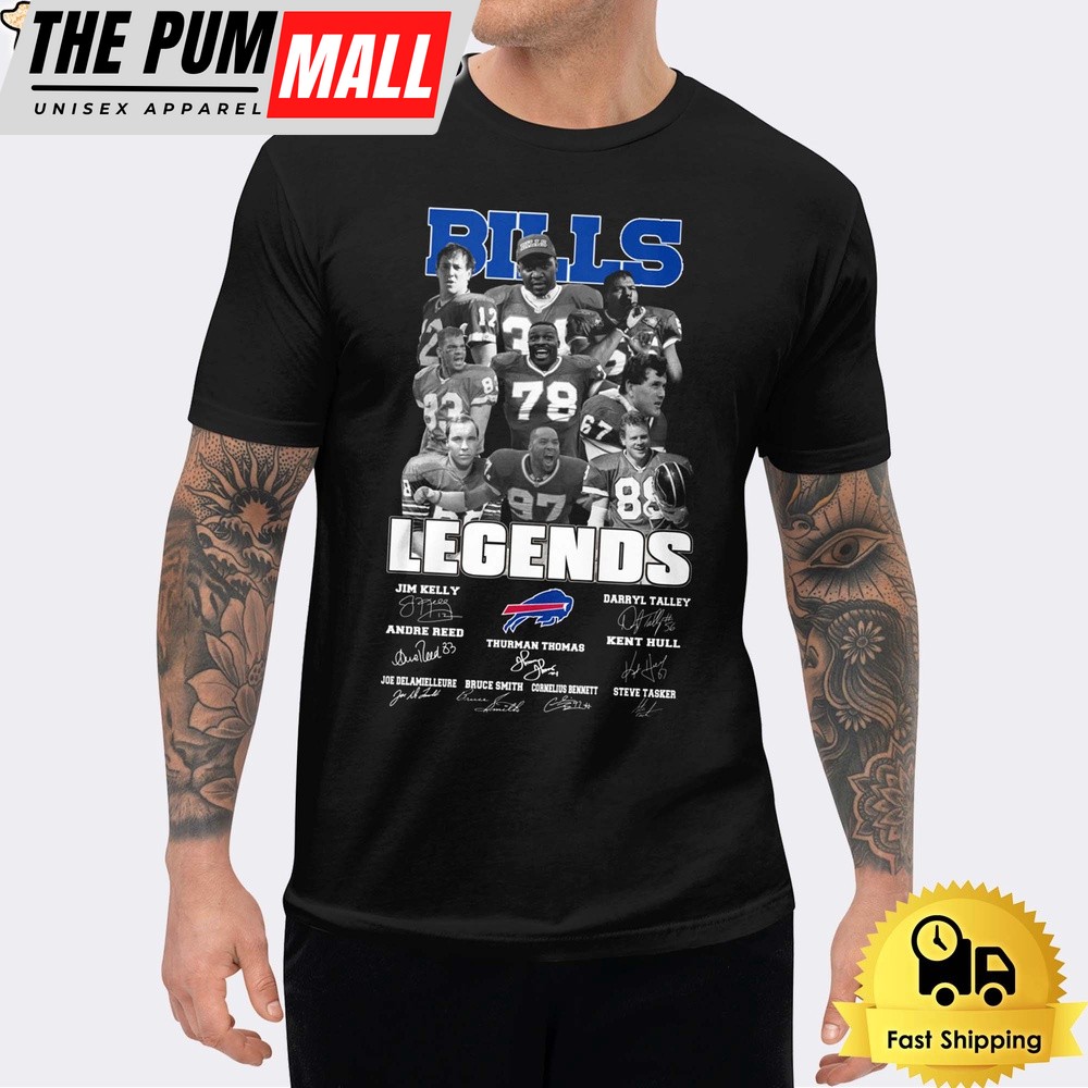 Buffalo Bills Legendary History Signature Unisex T-Shirt