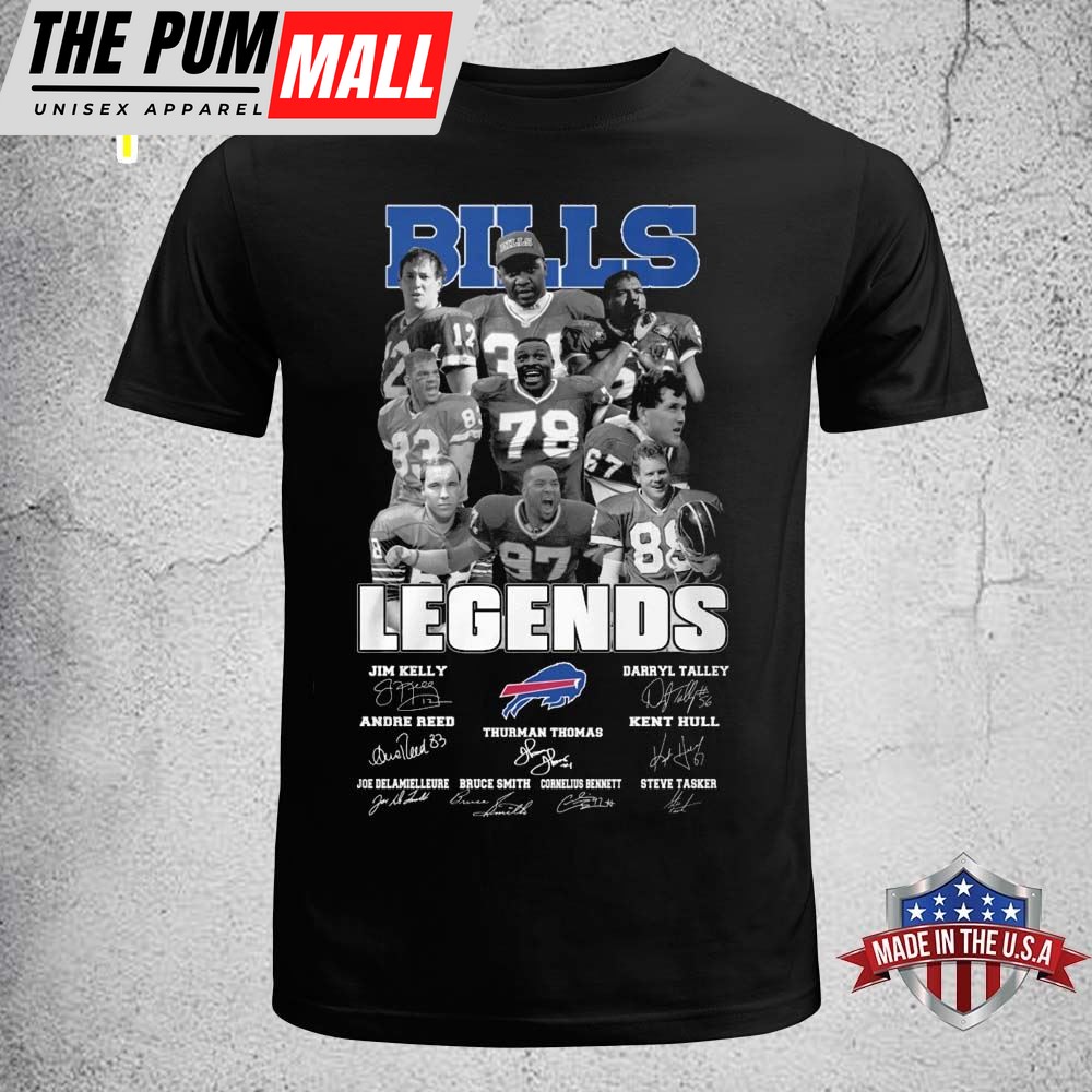 Buffalo Bills Legends Thank You For The Memories Signatures Shirt