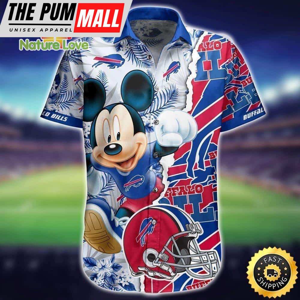 Buffalo Bills Mickey Mouse Hawaiian Shirt Disney NFL Gifts