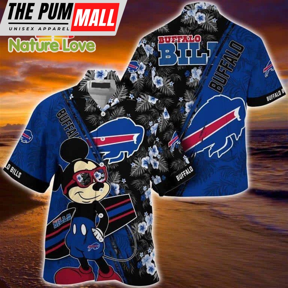 Buffalo Bills Mickey Mouse Hawaiian Shirt Gift For Disney Lovers