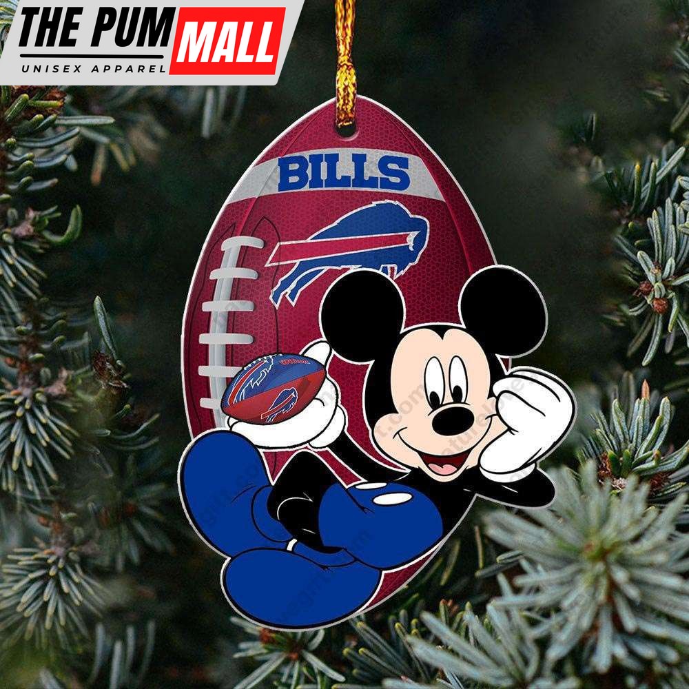 Buffalo Bills Mickey Mouse Ornament Disney Christmas Decorations Limited Edition