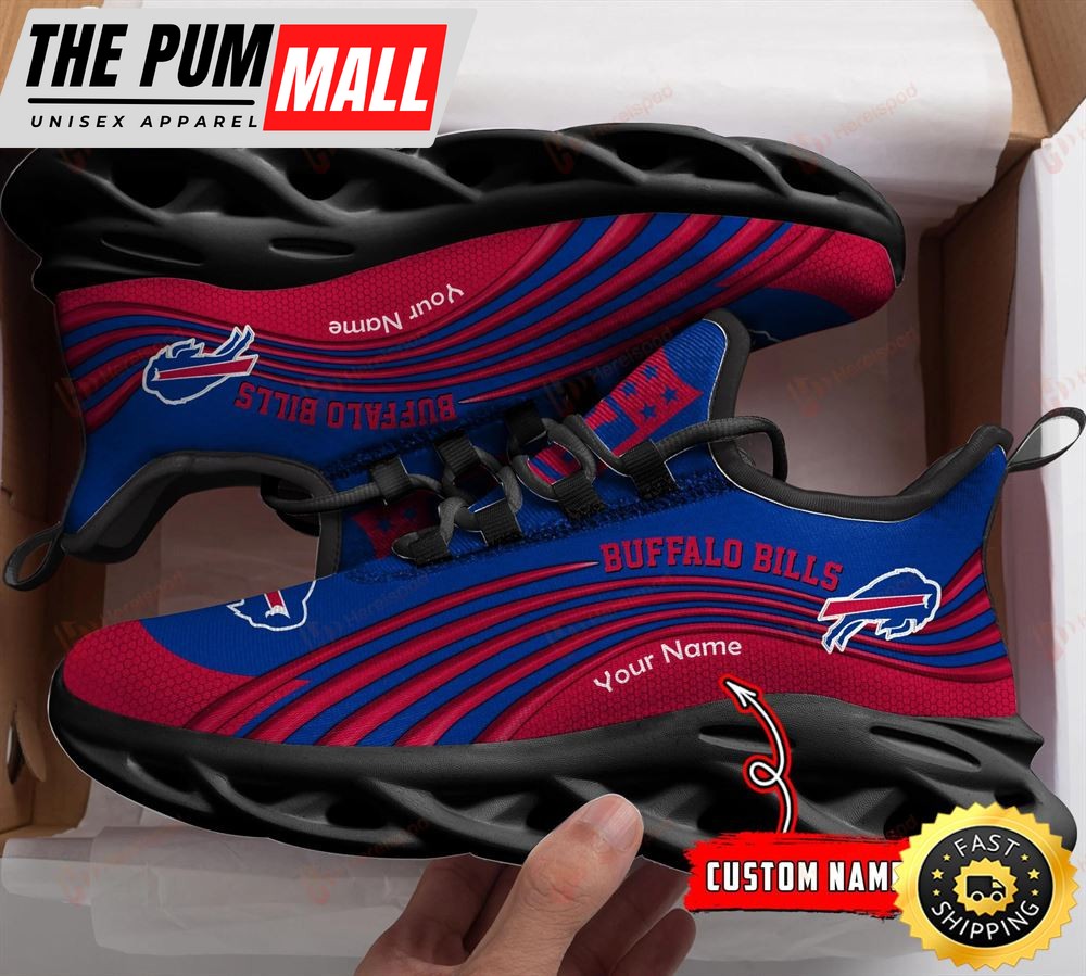 Buffalo Bills NFL Personalized Clunky Shoes Running Adults