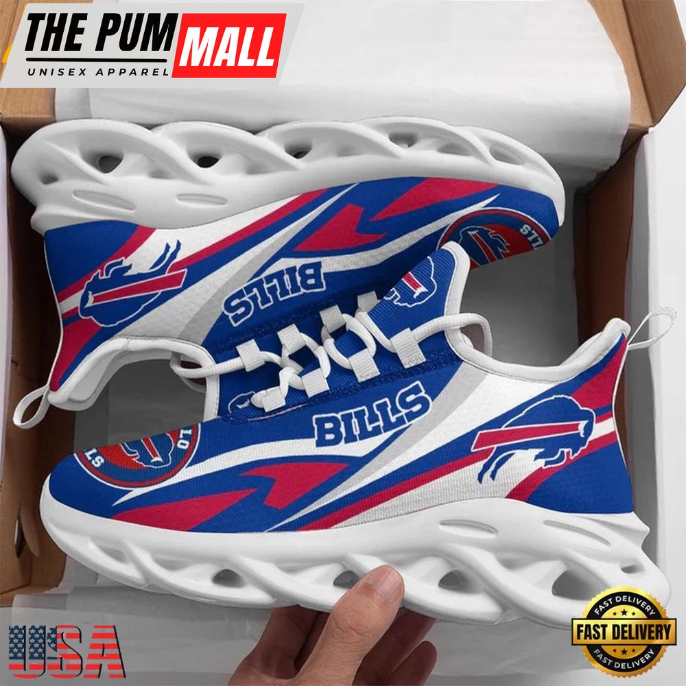 Buffalo Bills NFL Team Max Soul Shoes, Running Sneakers Shoes For Men Women