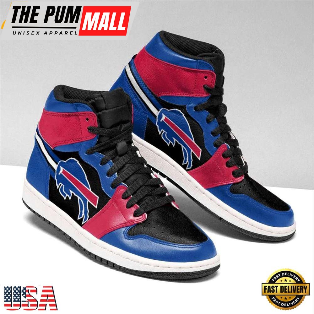 Buffalo Bills NFL TeamJordan 1 Boot Sneakers Shoes
