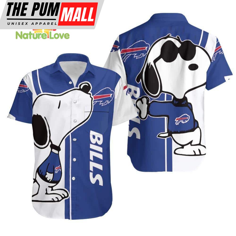 Buffalo Bills Snoopy Peanuts Football Hawaiian Shirt