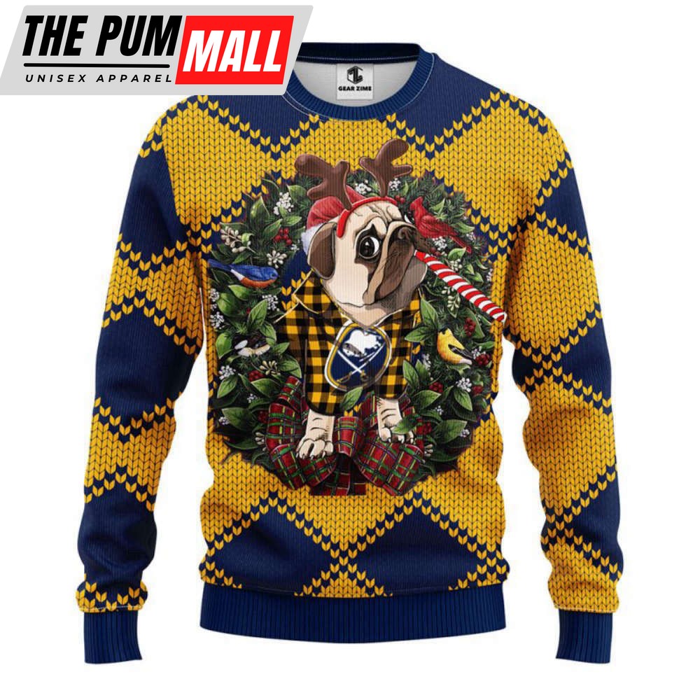 Buffalo Sabres Pub Dog Christmas Ugly Sweater, Gift For Christmas