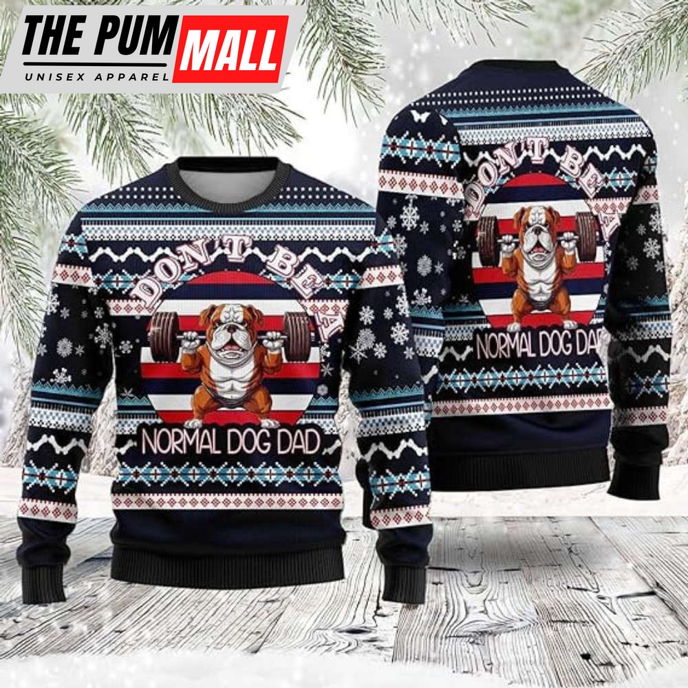 Bulldog Christmas Sweaters, Dog Ugly Christmas Sweater, Best Gift For Dog Lover