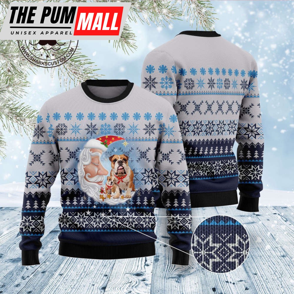 bulldog-love-santa-moon-ugly-christmas-sweater-gift-for-christmas-liddipzp Bulldog Love Santa Moon Ugly Christmas Sweater, Gift For Christmas