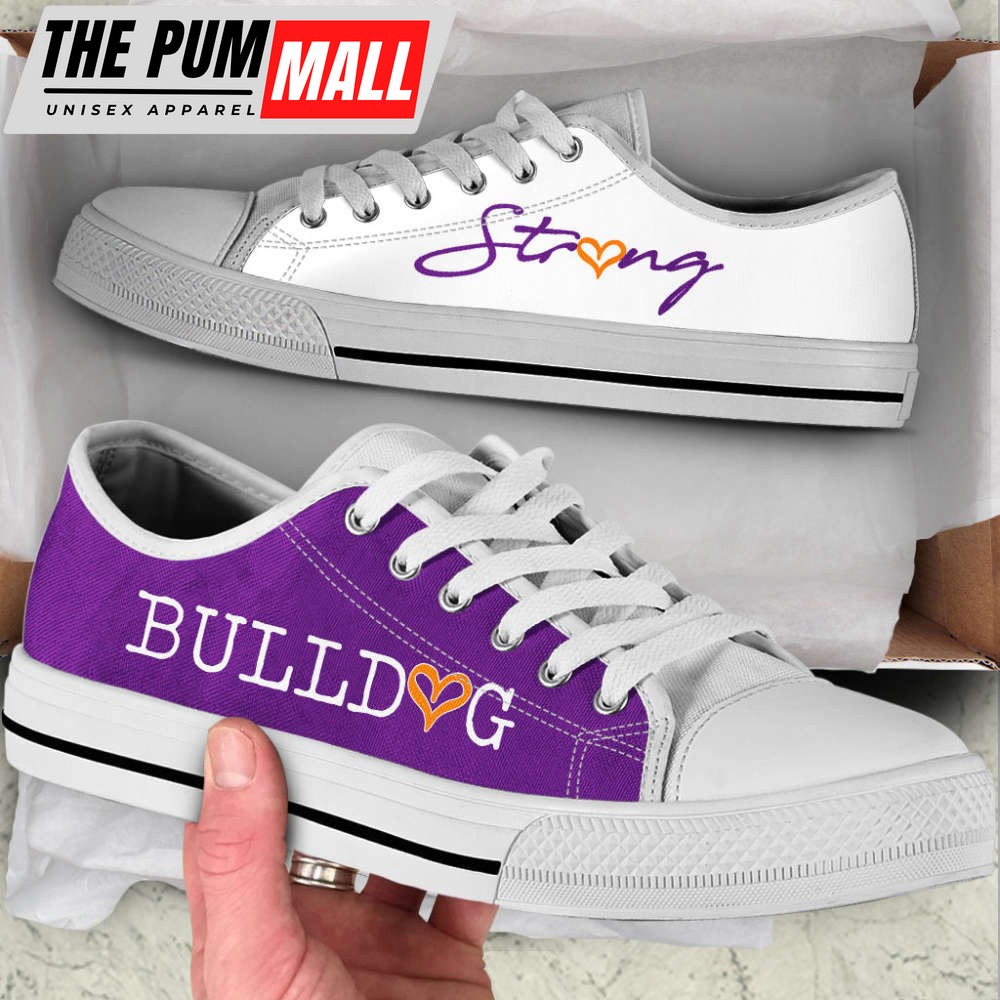 bulldog-strong-low-top-shoes-canvas-sneakers-casual-shoes-dog-mom-gift-qkvxrhmx Bulldog Strong Low Top Shoes Canvas Sneakers Casual Shoes, Dog Mom Gift