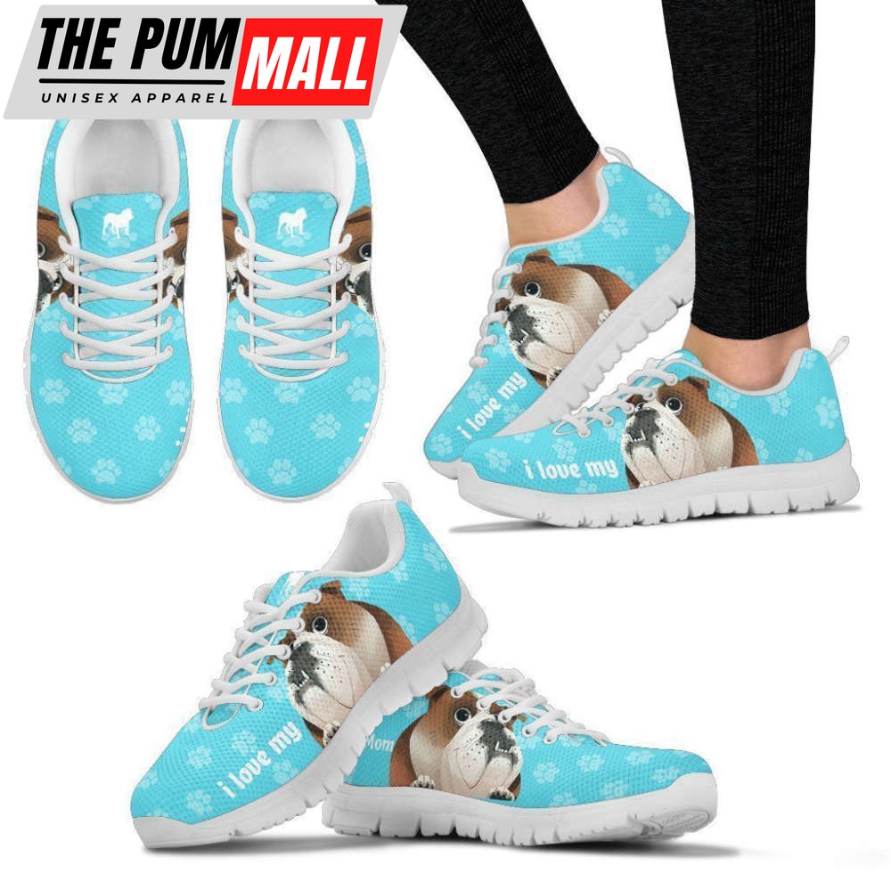 Bulldog Women’s Sneakers For Men And Women Comfortable Walking Running Lightweight Casual Shoes