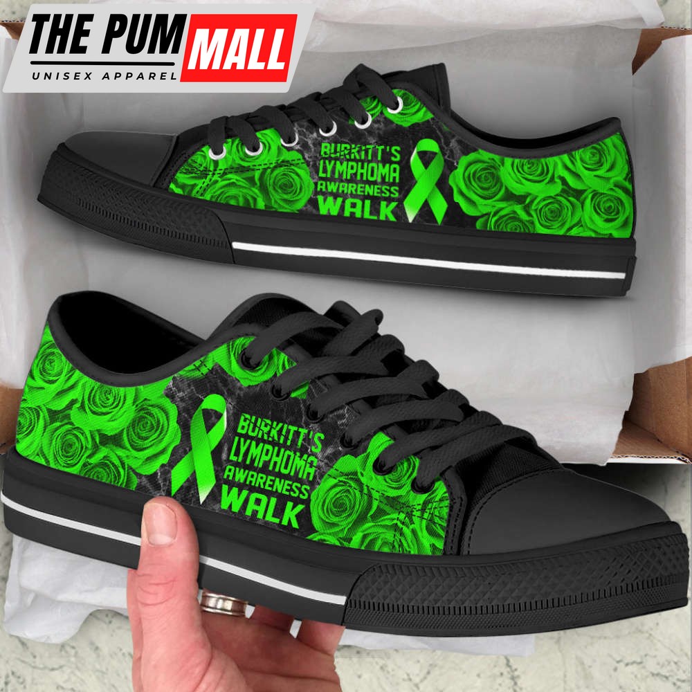 Burkitt’s Lymphoma Shoes Awareness Walk Low Top Shoes Canvas Shoes