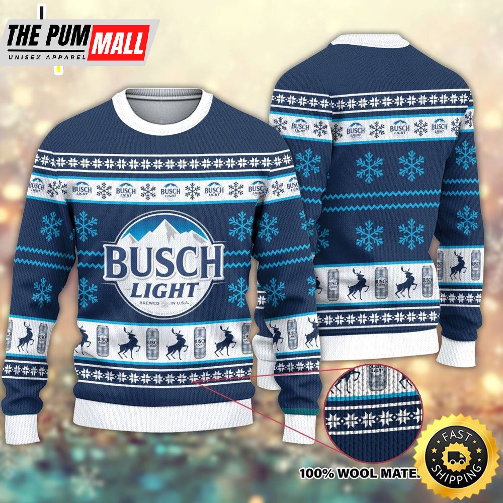 Busch Light Ugly Christmas Sweater