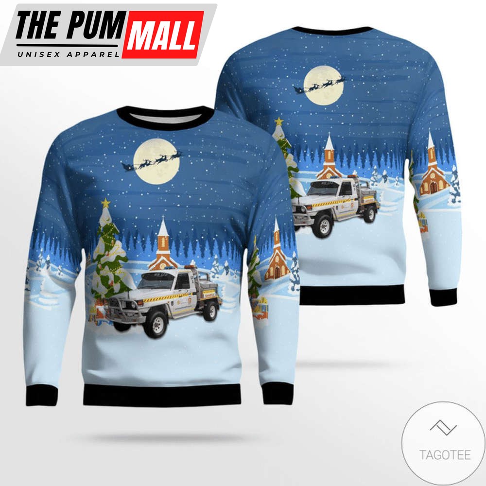 Bush Fire Service Ugly Christmas Sweater – Gift For Christmas Day