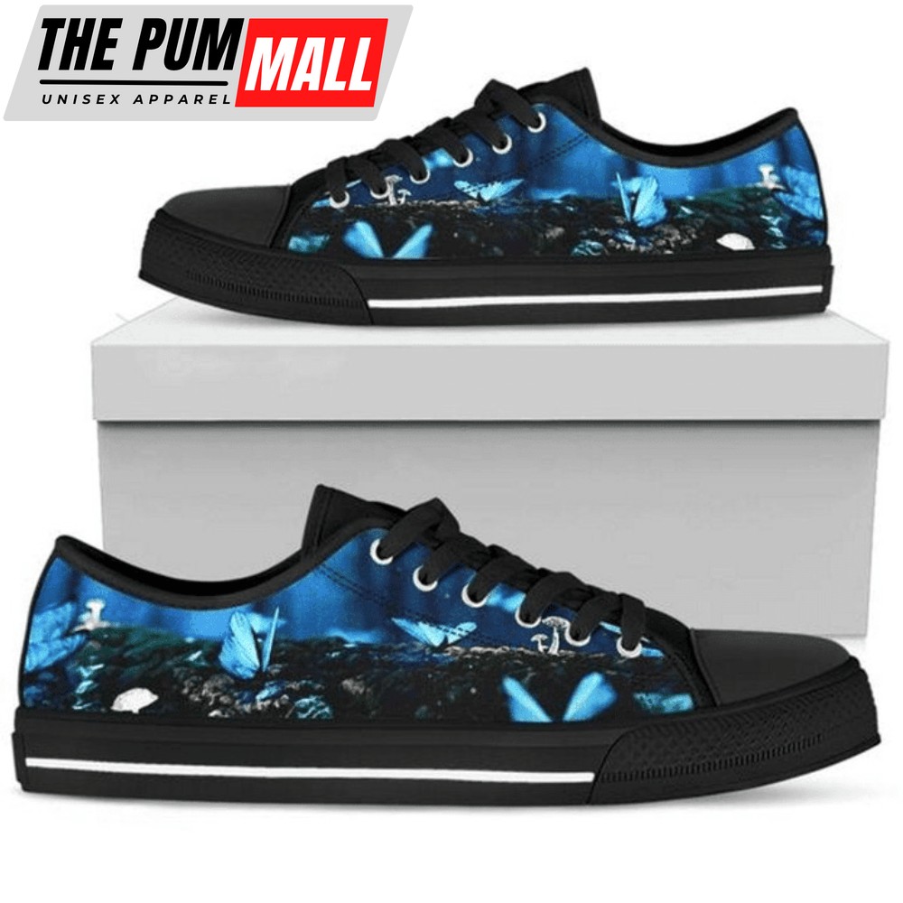 Butterflies Womens Low Top Shoes Sneaker PN205288Sb – Trendy Footwear