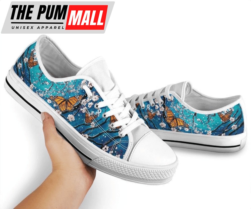 Butterfly Blue Low Top Shoes PN205286Sb – Ultimate Comfort & Performance