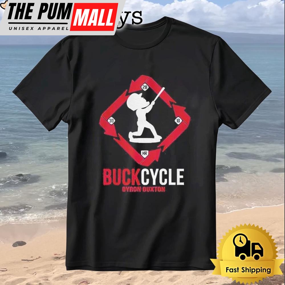 Byron Buxton Buck Cycle Minnesota Baseball T-Shirt