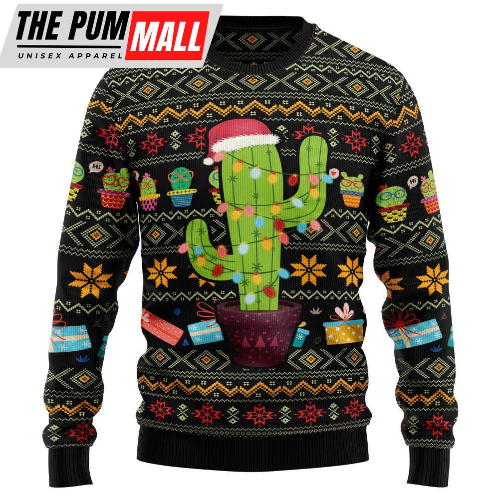 Cactus Xmas D0210 Ugly Christmas Sweater – Noel Malalan Signature