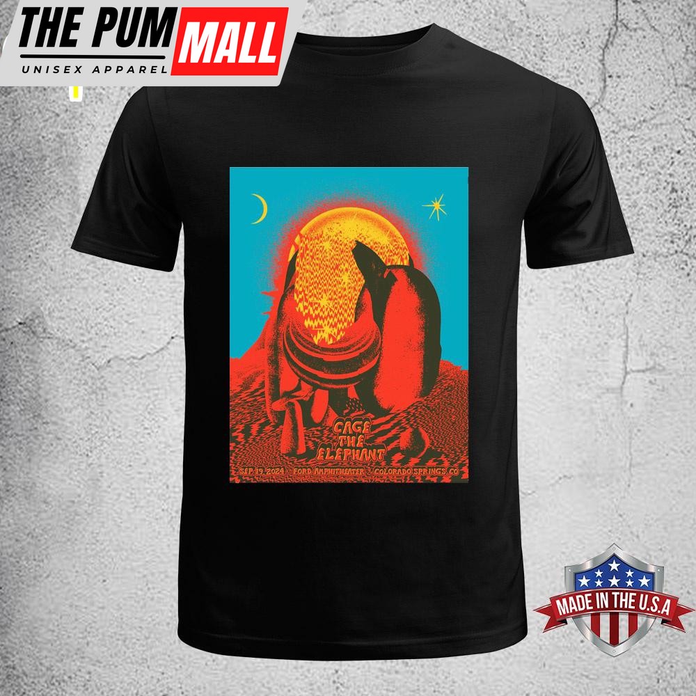 Cage The Elephant Colorado Springs September 19, 2024 Unisex T-Shirt