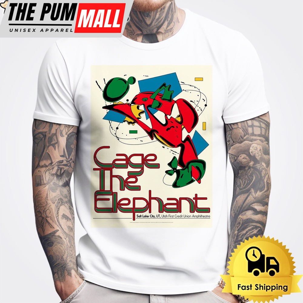 Cage The Elephant Tour In Salt Lake City Unisex T-Shirt