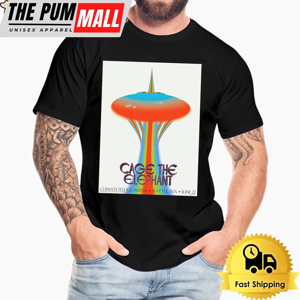 Cage The Elephant Tour In Seattle WA Unisex T-Shirt