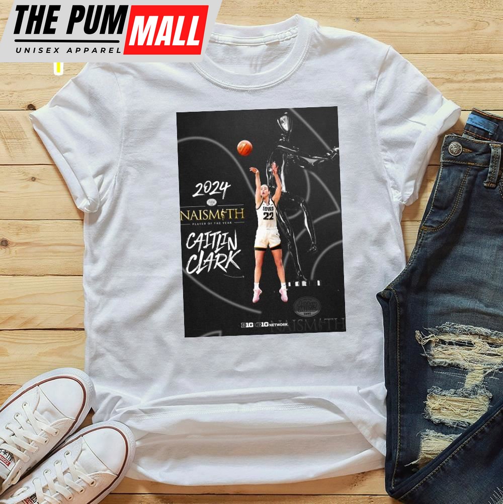 Caitlin Clark 22 Iowa Hawkeyes Wade Trophy Winner T-shirt