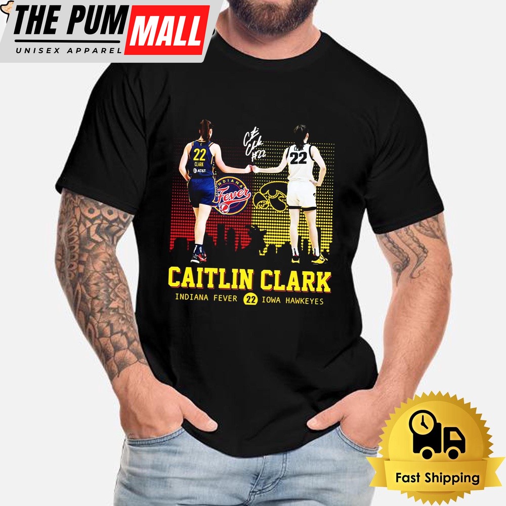 Caitlin Clark Indiana Fever 22 Iowa Hawkeyes Unisex T-Shirt
