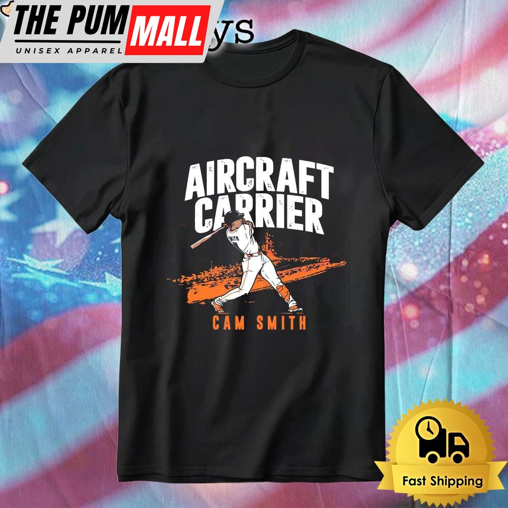 Cam Smith Aircraft Carrier Houston Astros Baseball T-Shirt