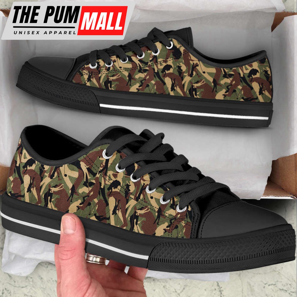 camo-pattern-golf-low-top-canvas-print-shoes-stylish-footwear-p6iw9an8 Camo Pattern Golf Low Top Canvas Print Shoes – Stylish Footwear