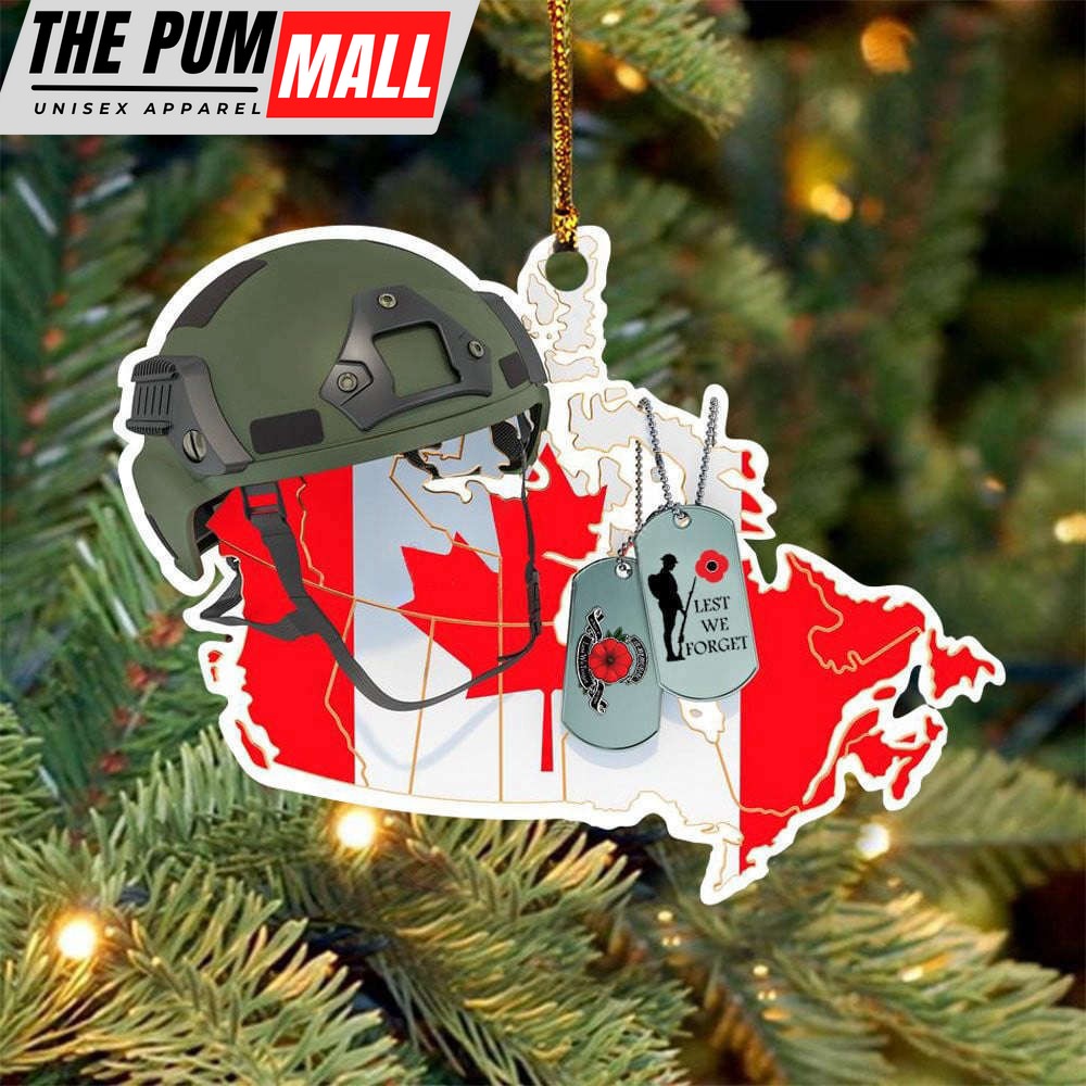 Canadian Veteran Ornament Remembrance Army Ornament Christmas Gifts For Him Limited Edition
