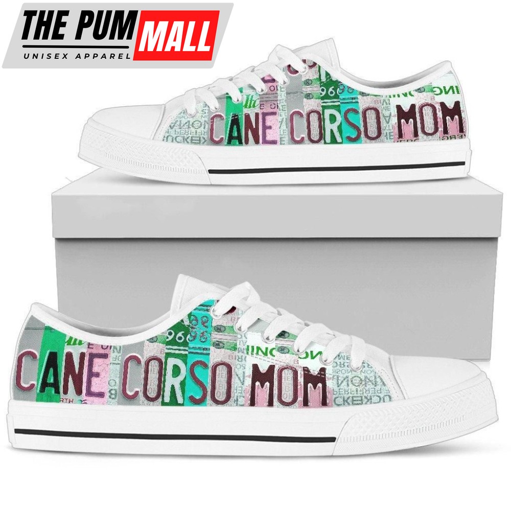 Cane Corso Dog Mom Low Top Shoes – Stylish & Comfy HG2125