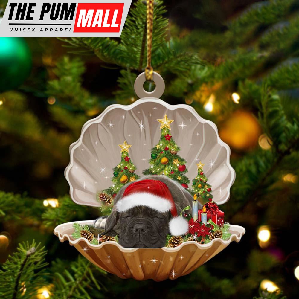 Cane Corso3 – Sleeping Pearl in Christmas Two Sided Ornament – Christmas Ornaments For Dog Lovers Limited Edition
