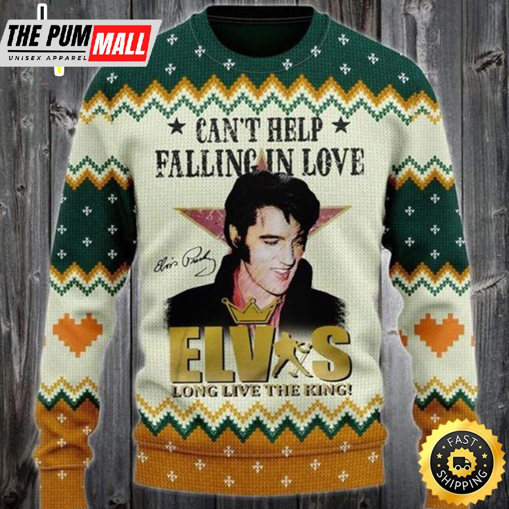 Can’t Help Falling In Love Ugly Christmas Sweater