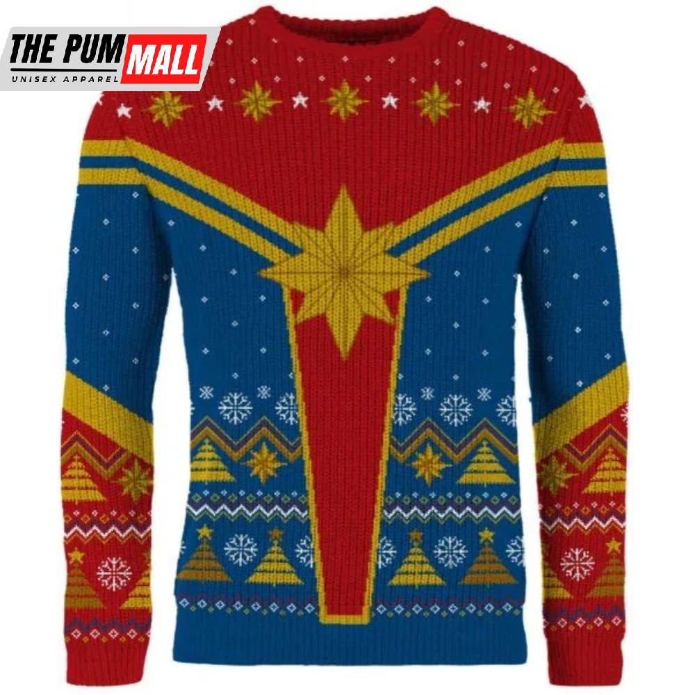 Captain Marvel Festive Is A Good Look For You Christmas Sweater
