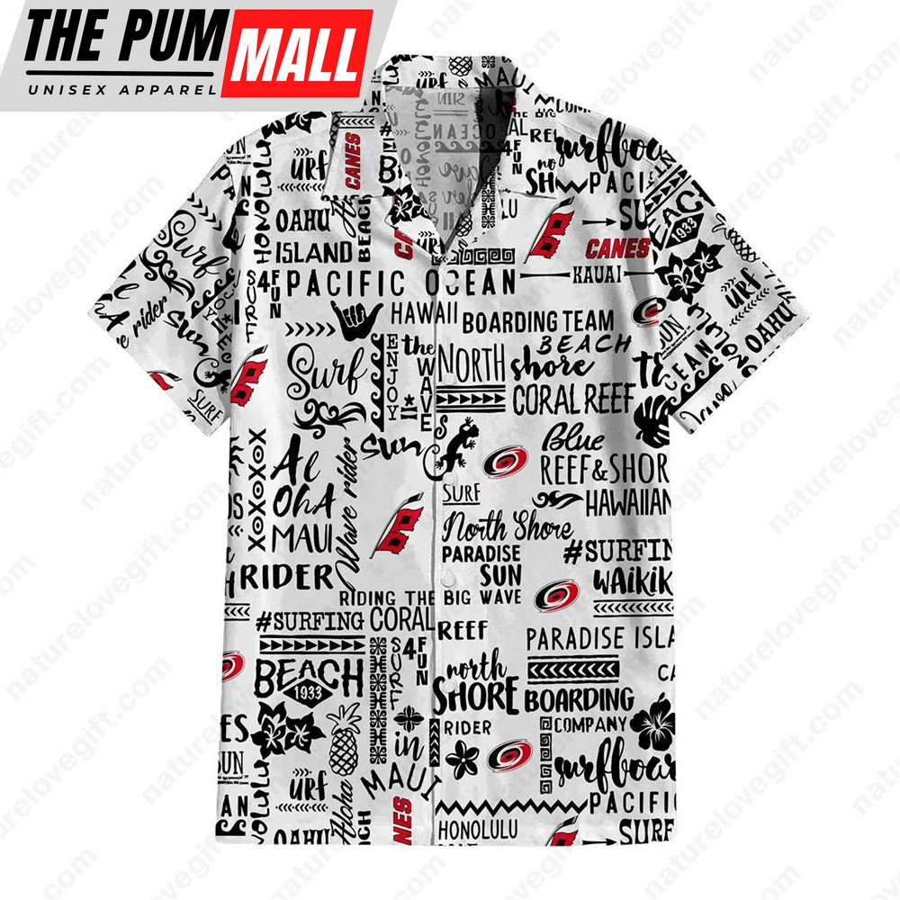 Carolina Hurricanes Tropical Vacation Hawaiian Shirt