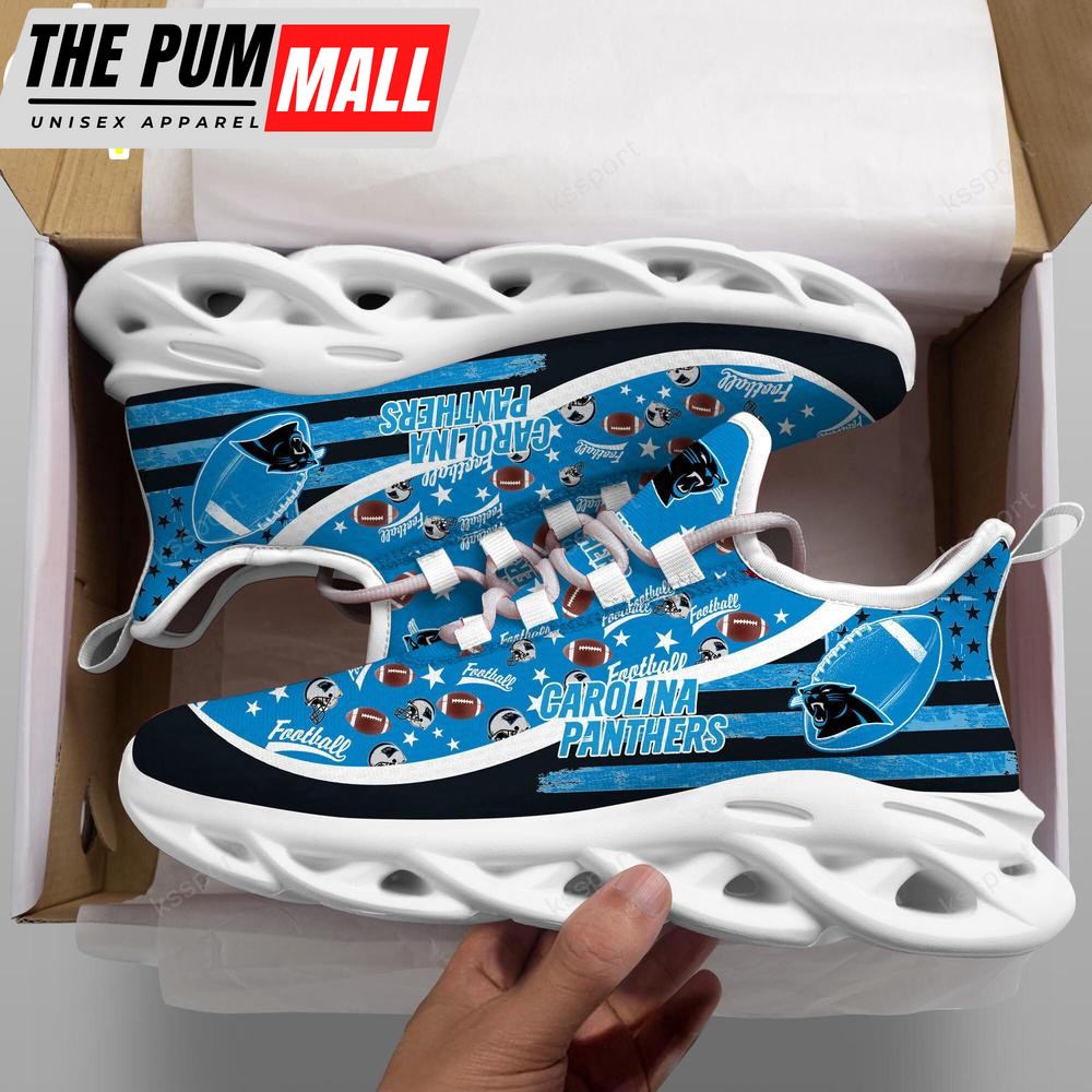 Carolina Panthers NFL Clunky Sport Max Soul Shoes New Design For Fans