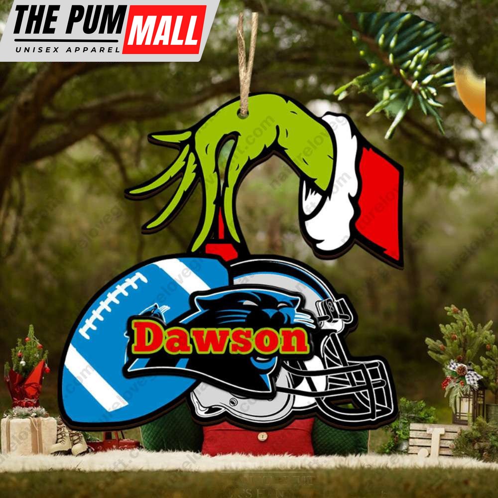 Carolina Panthers NFL Custom Grinch Christmas Ornament Tree Decorations Limited Edition
