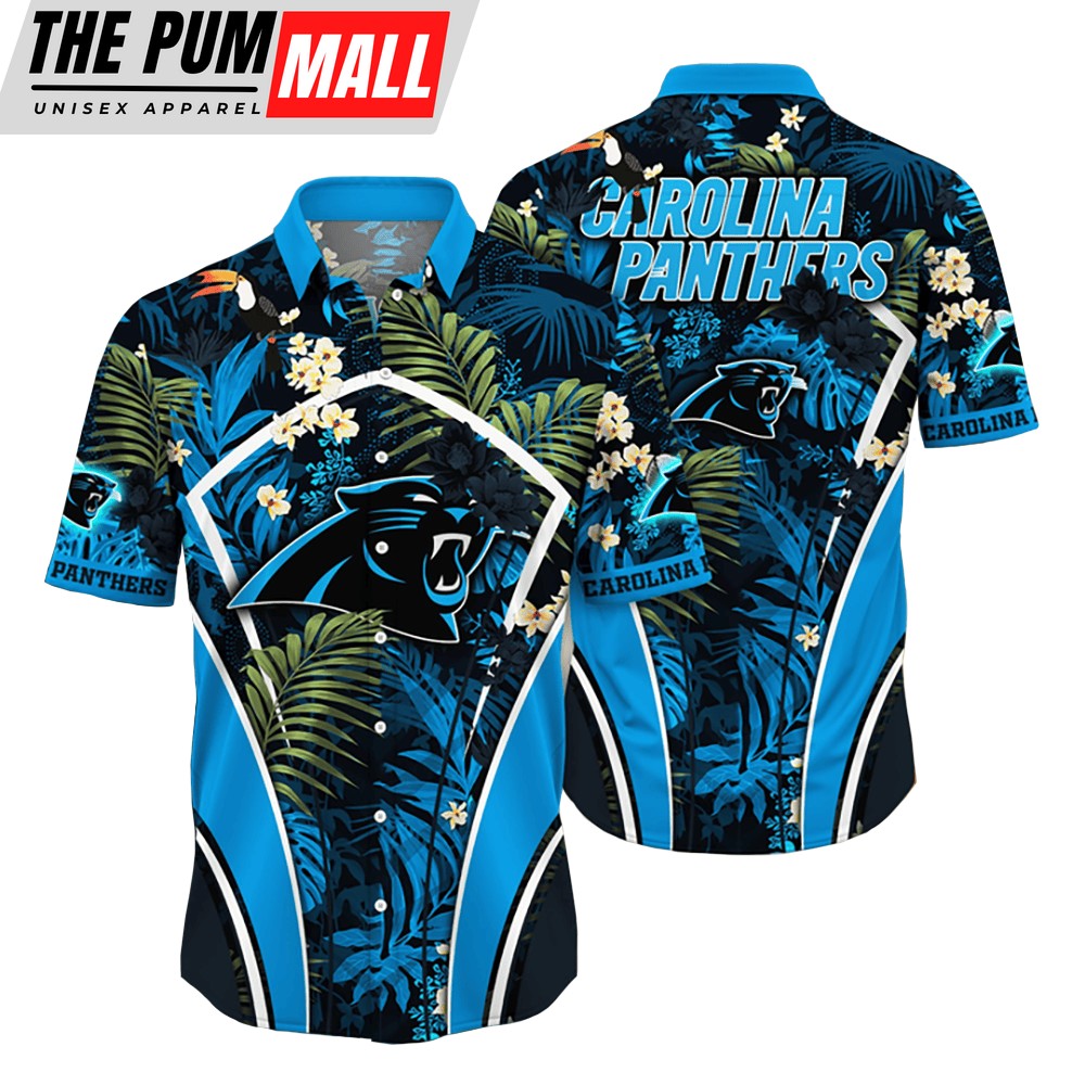 Carolina Panthers NFL Flower Tropical Hawaiian Shirt