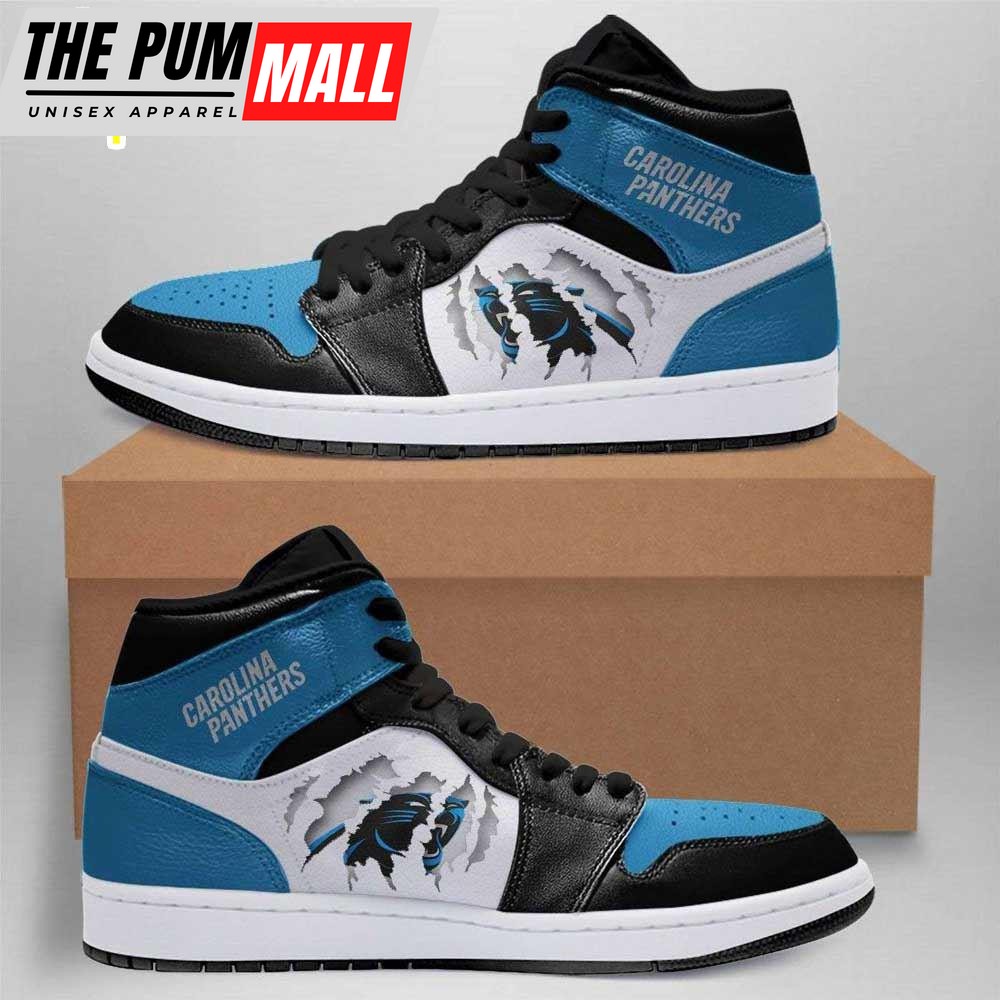 Carolina Panthers NFL Scratch JD1 Boot Sneakers Shoes