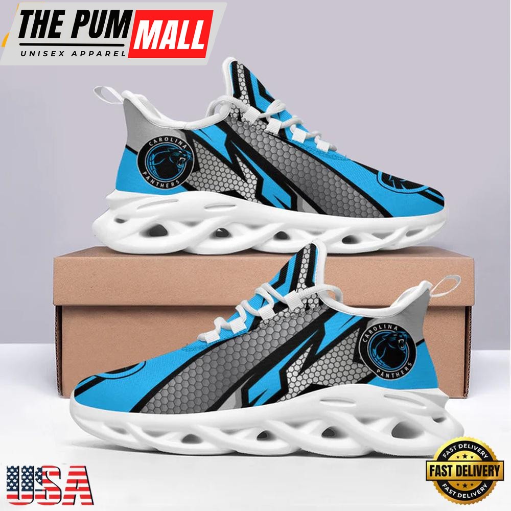 Carolina Panthers NFL Sport Team Max Soul Shoes, Running Sneakers Shoes For Men Women