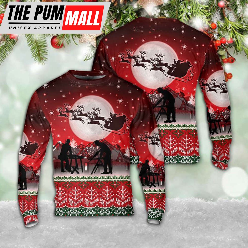 Carpenter Christmas Sweater 3D DLSI0610BG05