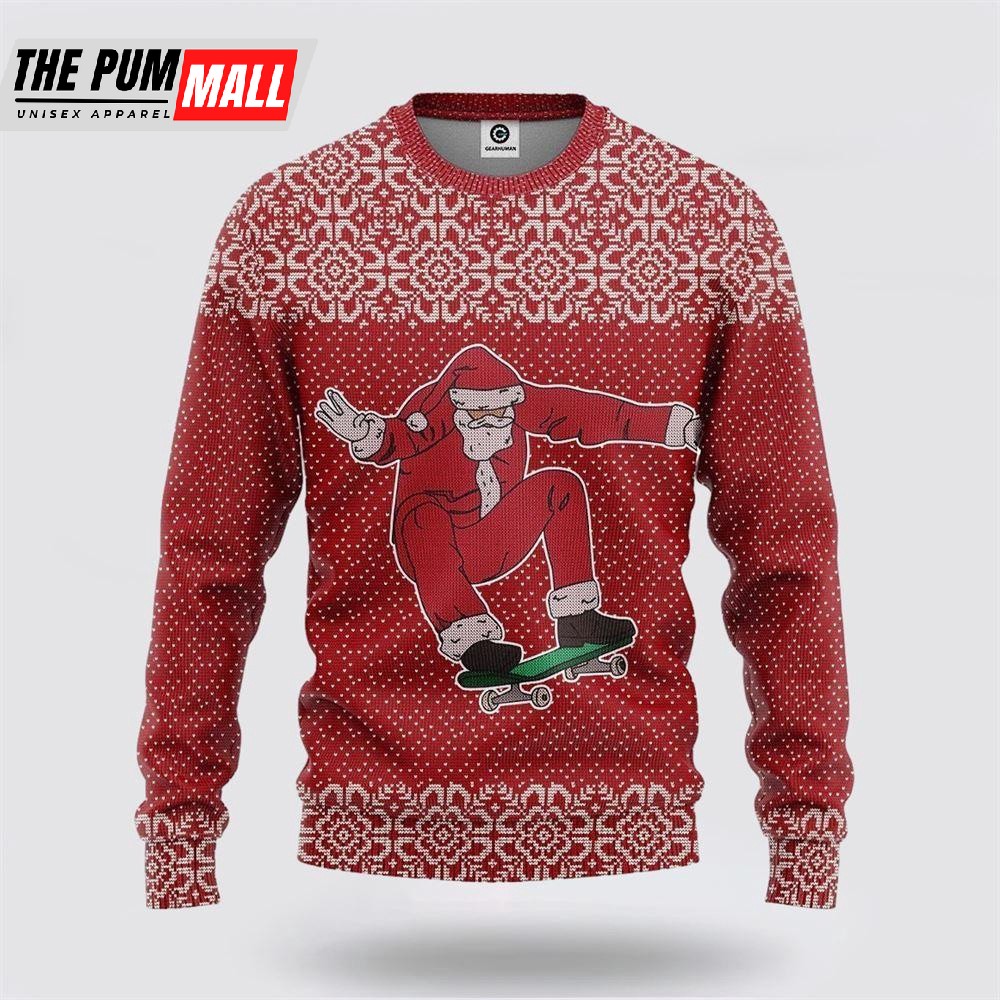 Casespring Santa Claus Ugly Christmas Sweater