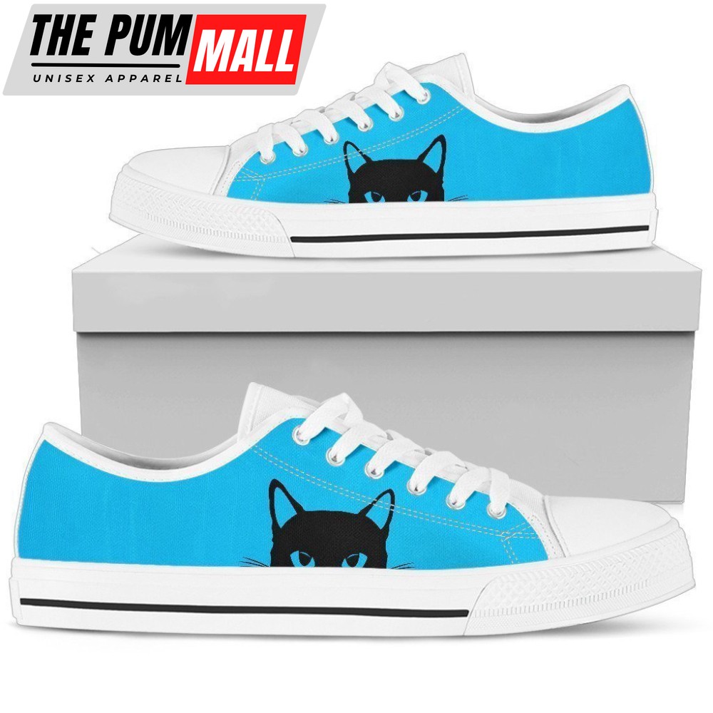 Cat Art Inspired Women’s Low-Top Shoe: A Purrfect Blend of Style