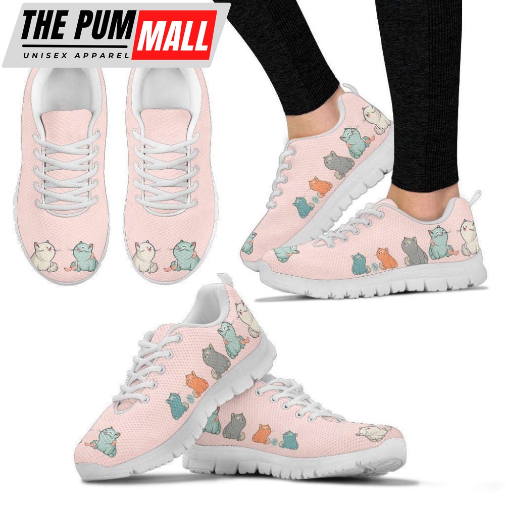 Cat Art Women Sneakers Walking Running Lightweight Casual Shoes For Men And Women