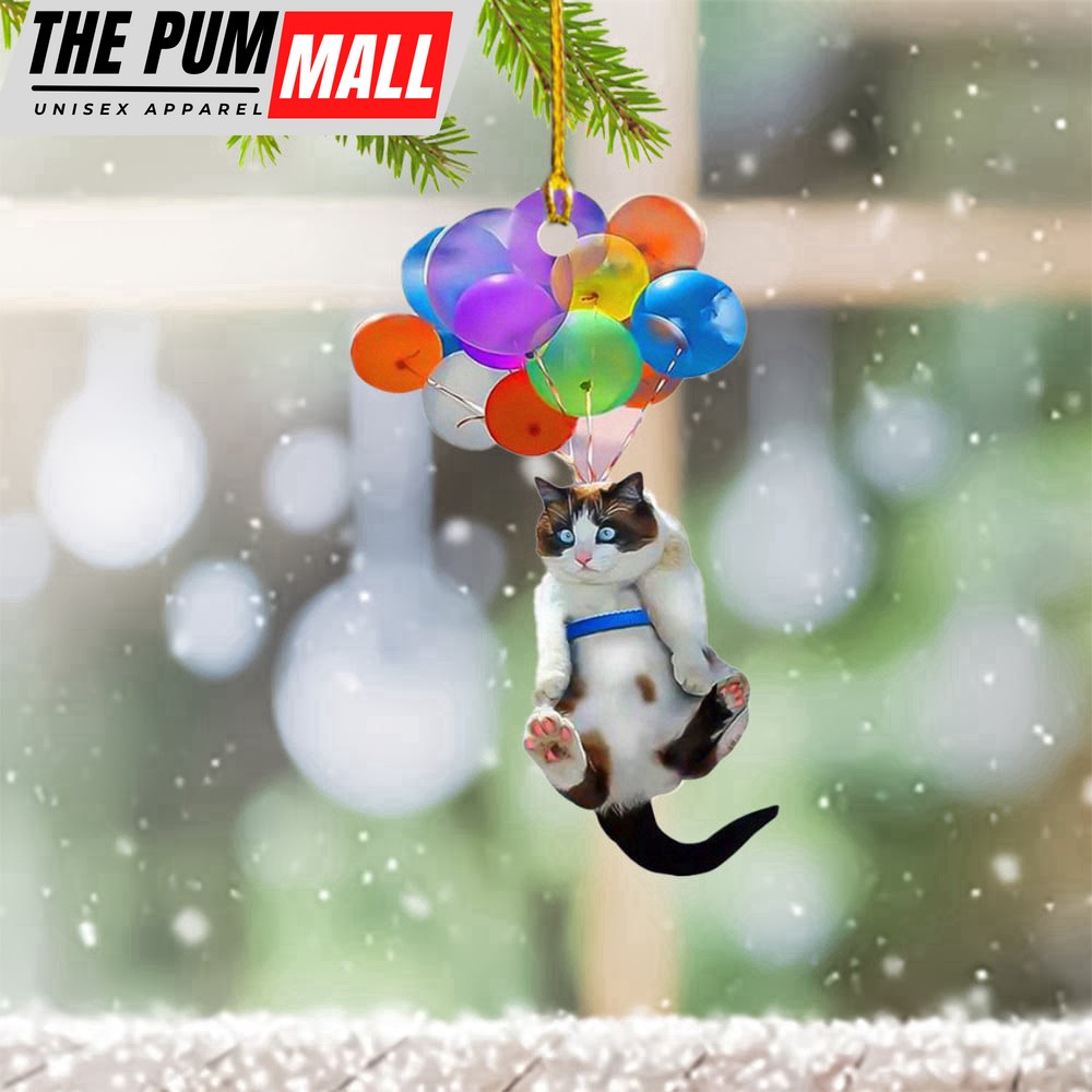 Cat Christmas Ornament 2023 Cat Ornaments For Christmas Tree Presents Limited Edition