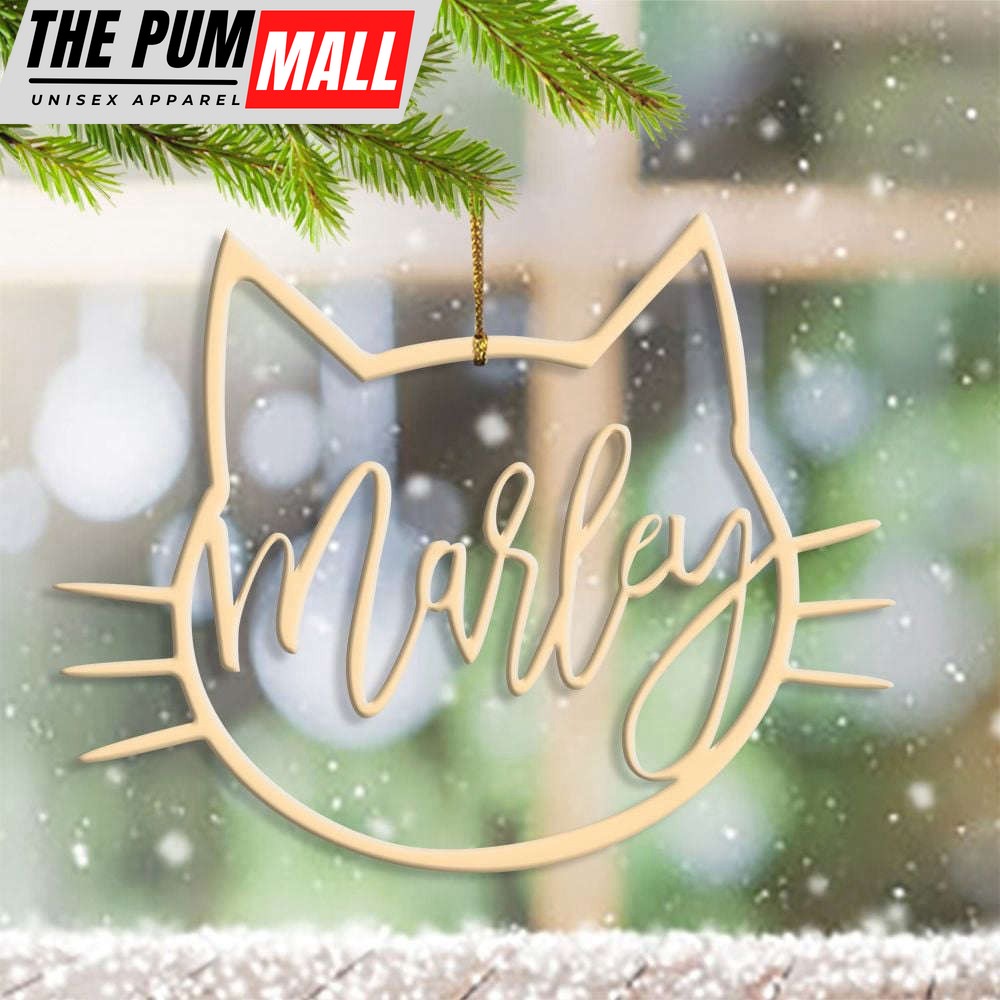 Cat Christmas Ornament Personalized Xmas Ornaments Christmas Tree Decor Limited Edition