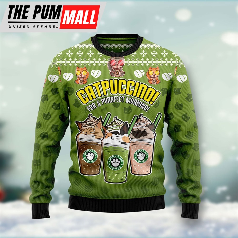 cat-coffee-ugly-christmas-sweater-unisex-womens-mens-lover-xmas-sweater-gift-7lphq9si Cat Coffee Ugly Christmas Sweater Unisex Womens & Mens – Lover Xmas Sweater Gift – Dog Memorial Gift