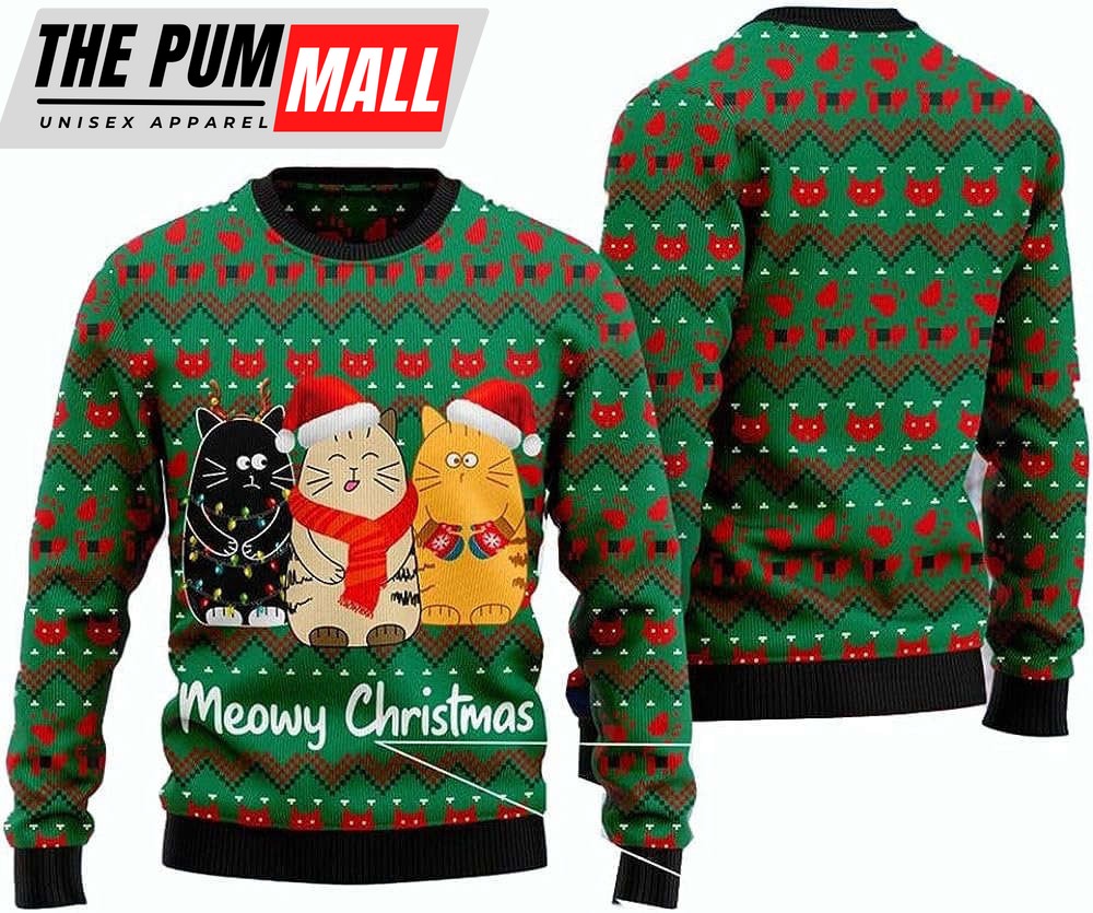 Cat For Men Women Pullover Holiday Vacation Sweater For Men Women