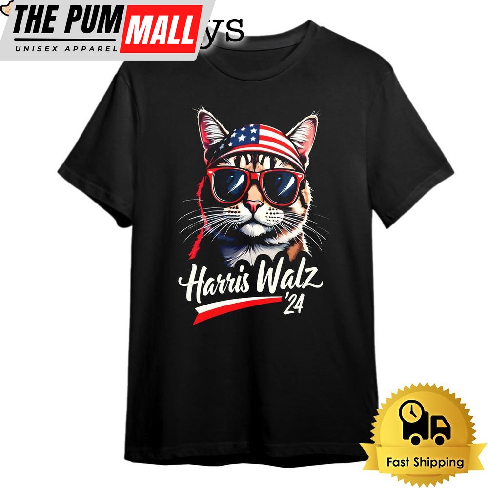 Cat Harris Walz Kamala Harris 2024 T Shirt