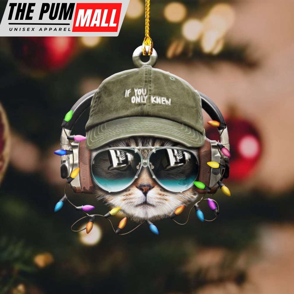 Cat Head If You Only Knew Ornament Cool Christmas Ornament Gift Ideas For Cat Lovers Limited Edition