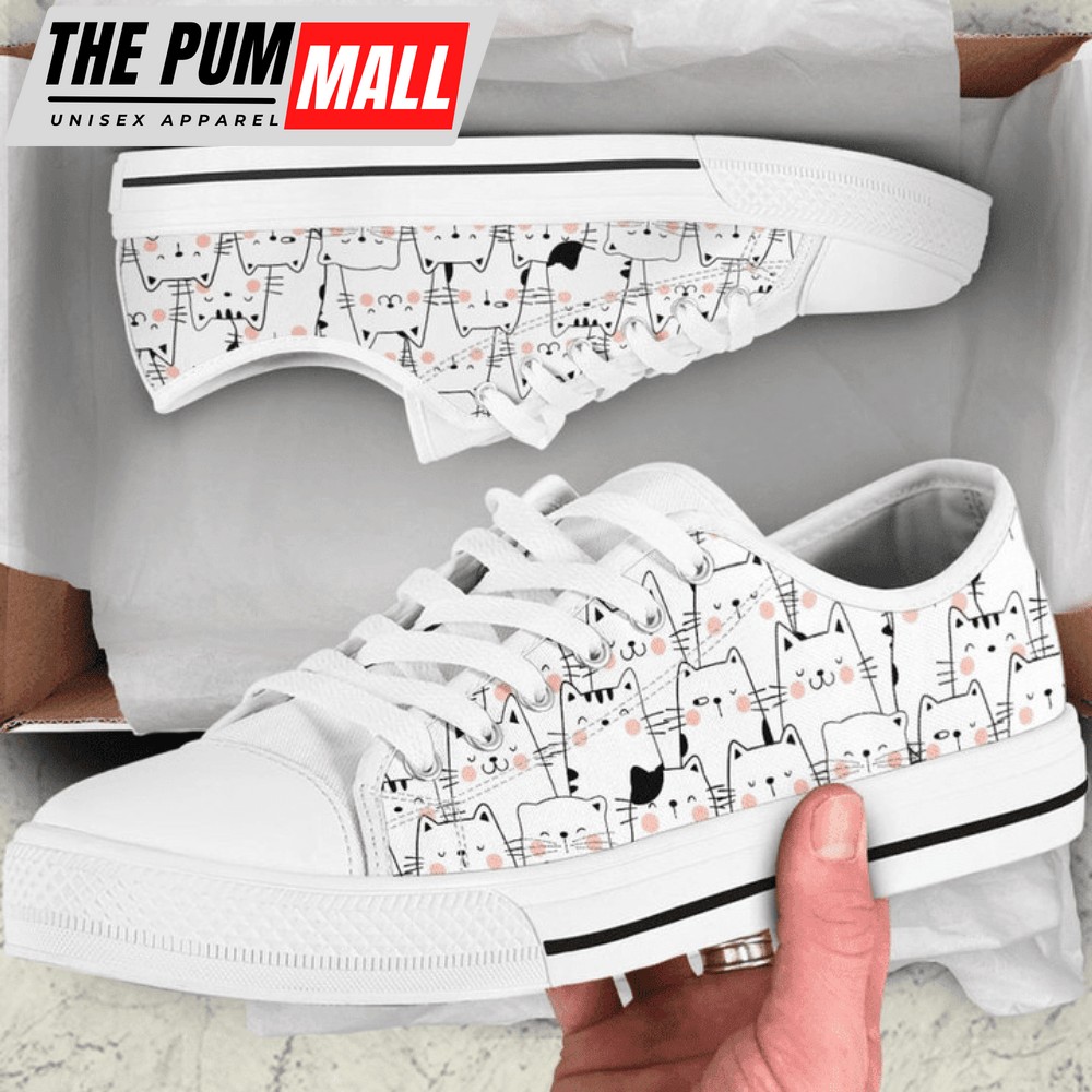 Cat Head Low Top Shoes PN206064Sb – Stylish & Sustainable Footwear
